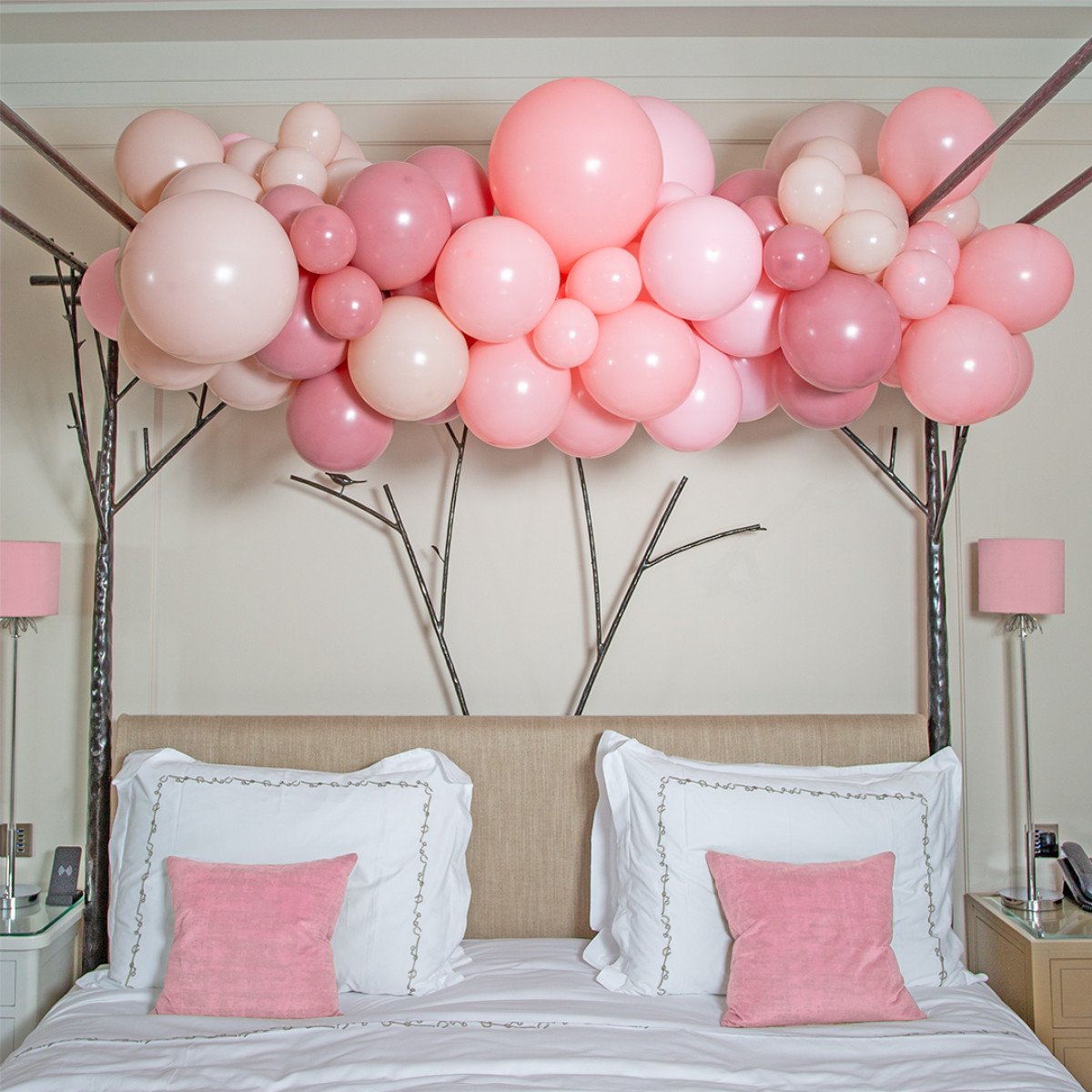 Cherry Blossom Inflated Balloon Garland – 2m