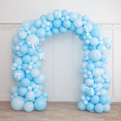 Baby Blue Ready-Made Balloon Arch – 2m x 2m