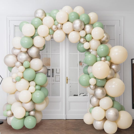Eucalyptus Ready-Made Balloon Arch – 2m x 2m