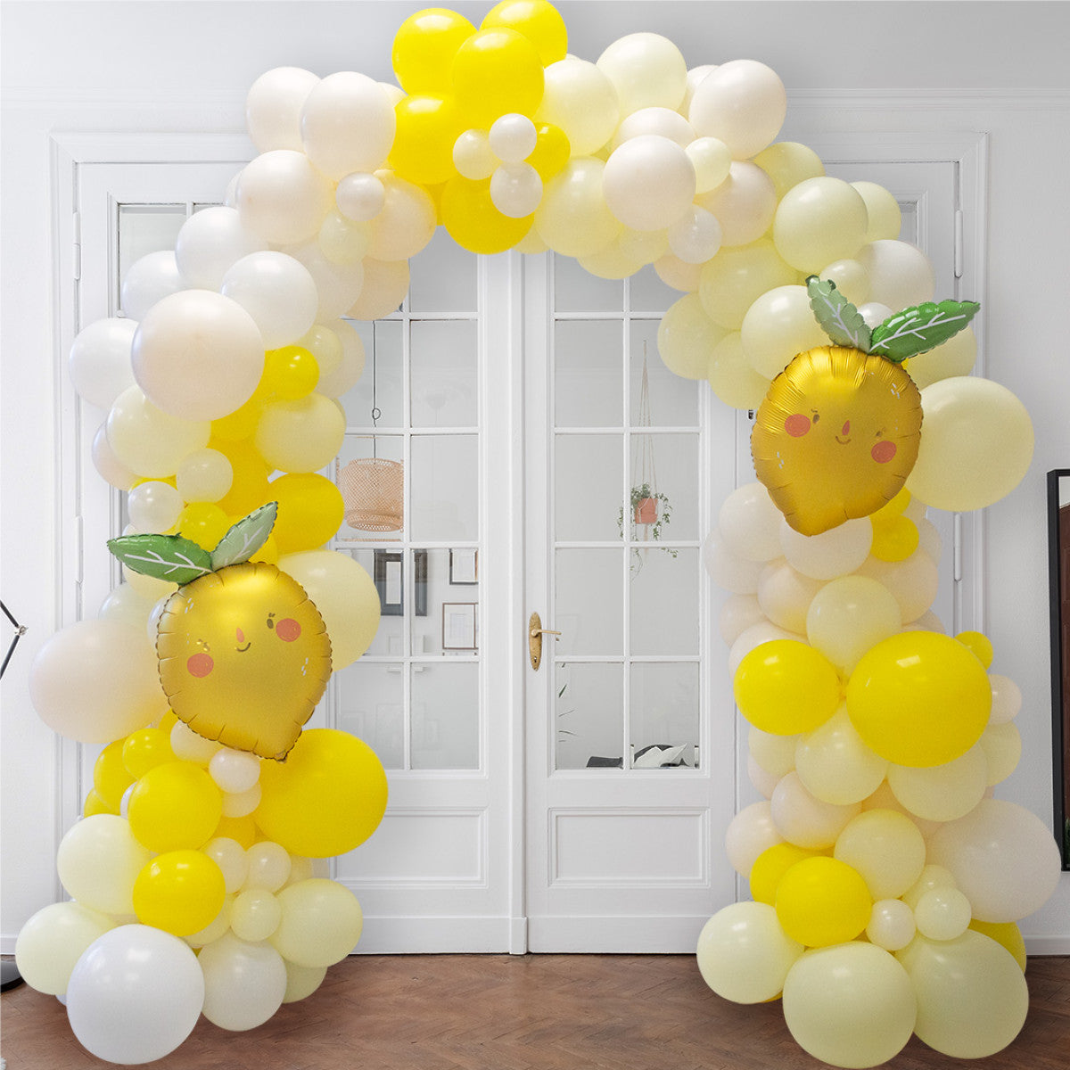 Lemon Sherbet Balloon Arch – 2m x 2m