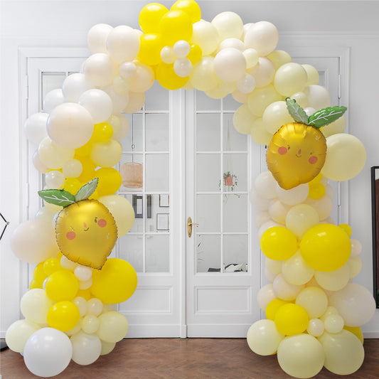 Lemon Sherbet Balloon Arch – 2m x 2m