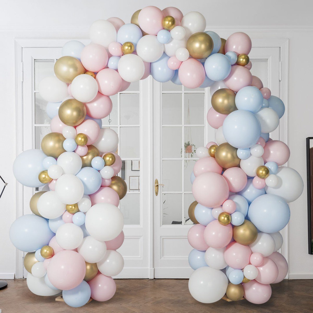 Pastel Baby Ready-Made Balloon Arch – 2m x 2m