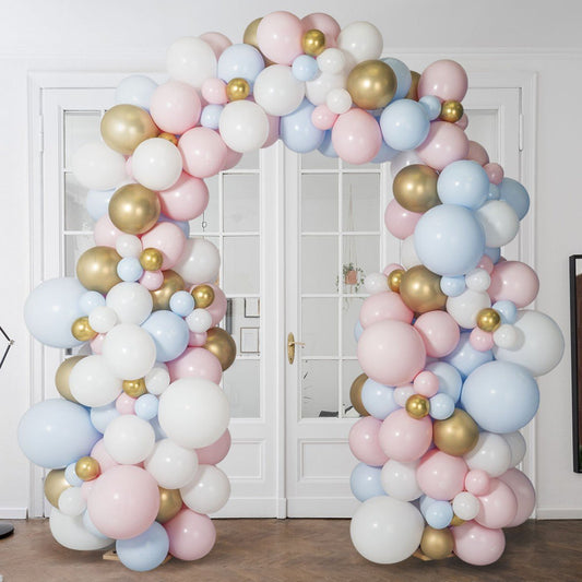 Pastel Baby Ready-Made Balloon Arch – 2m x 2m