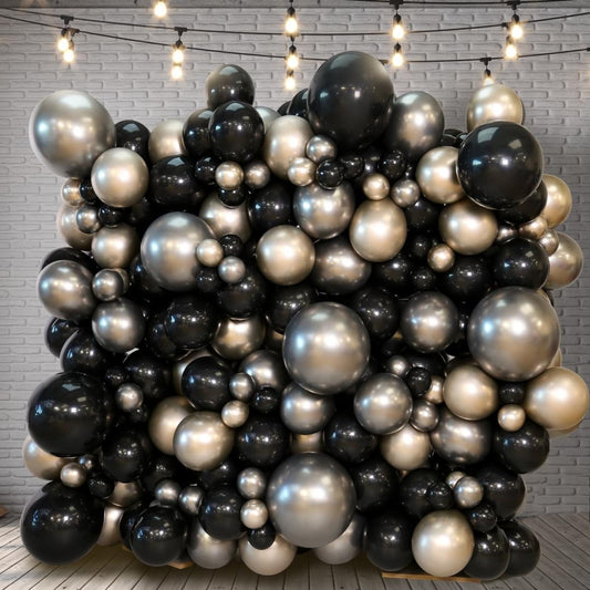Champagne Glitz Balloon Wall Backdrop