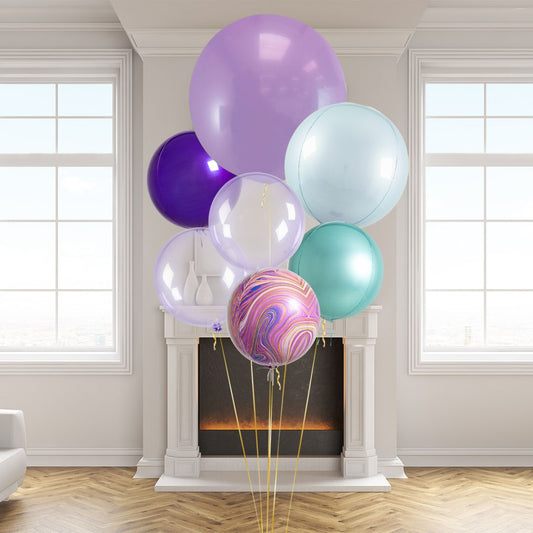 Mermaid Giant Balloon Bunch - Magical Party Decor by Blue Bynzz Events