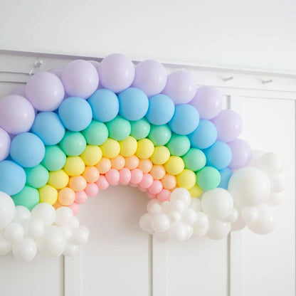 Inflated Pastel Balloon Rainbow
