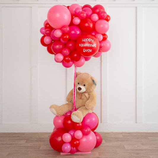 Raspberry Red & Pink Hot Air Balloon