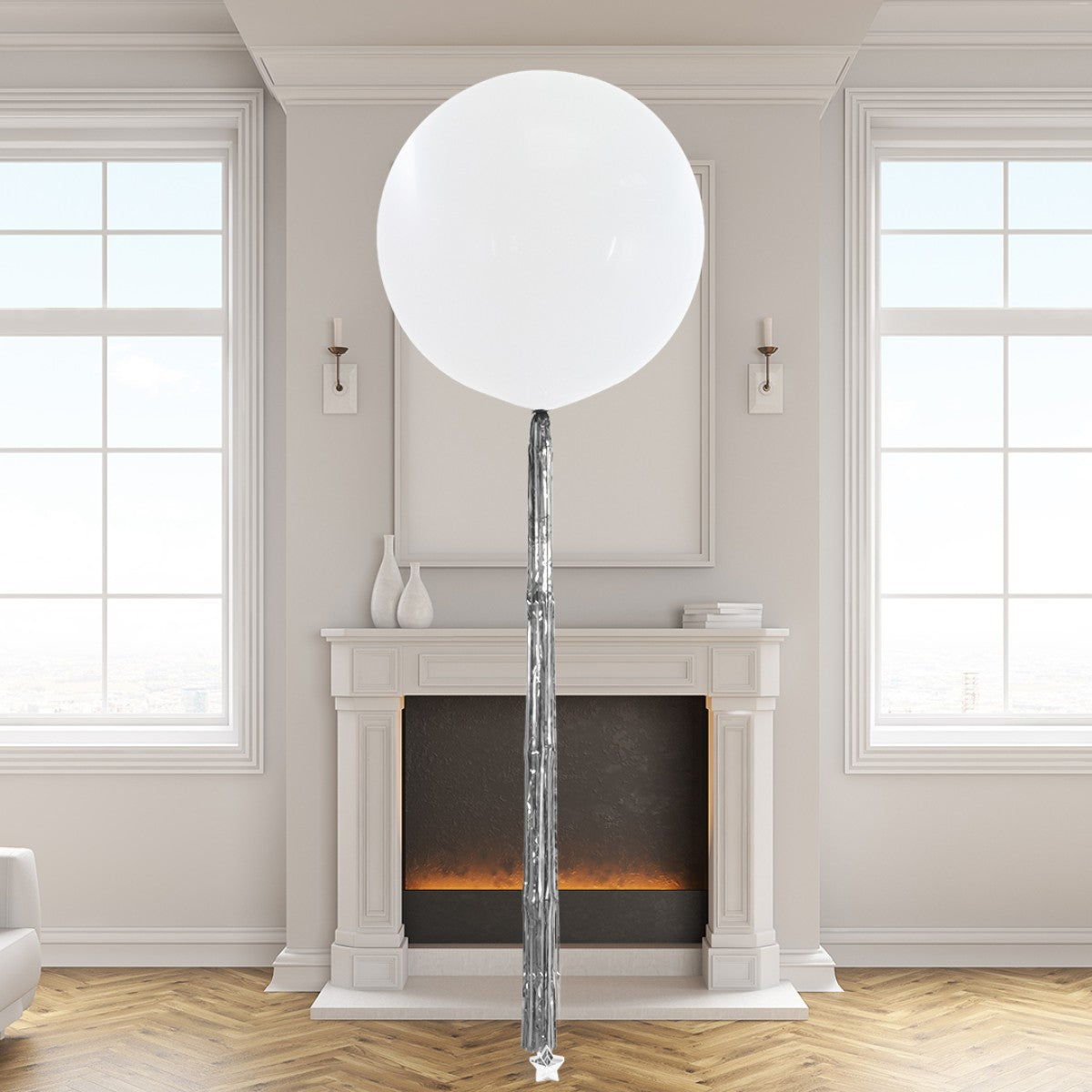 Stylish Metallic Tassel Tail Giant Balloon