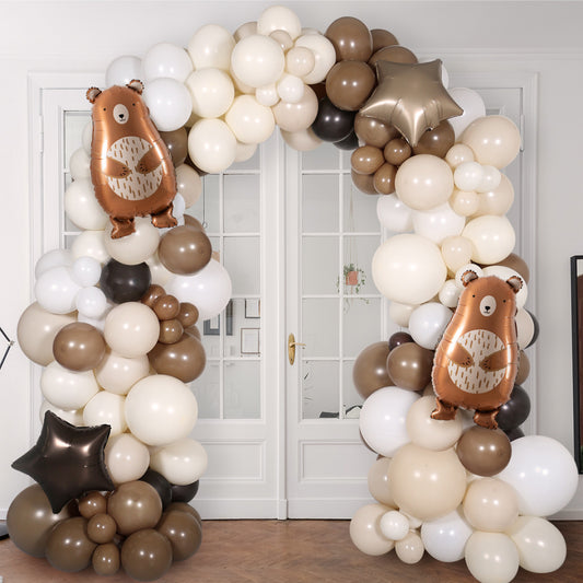 Teddy Dreams Neutral Balloon Arch Set