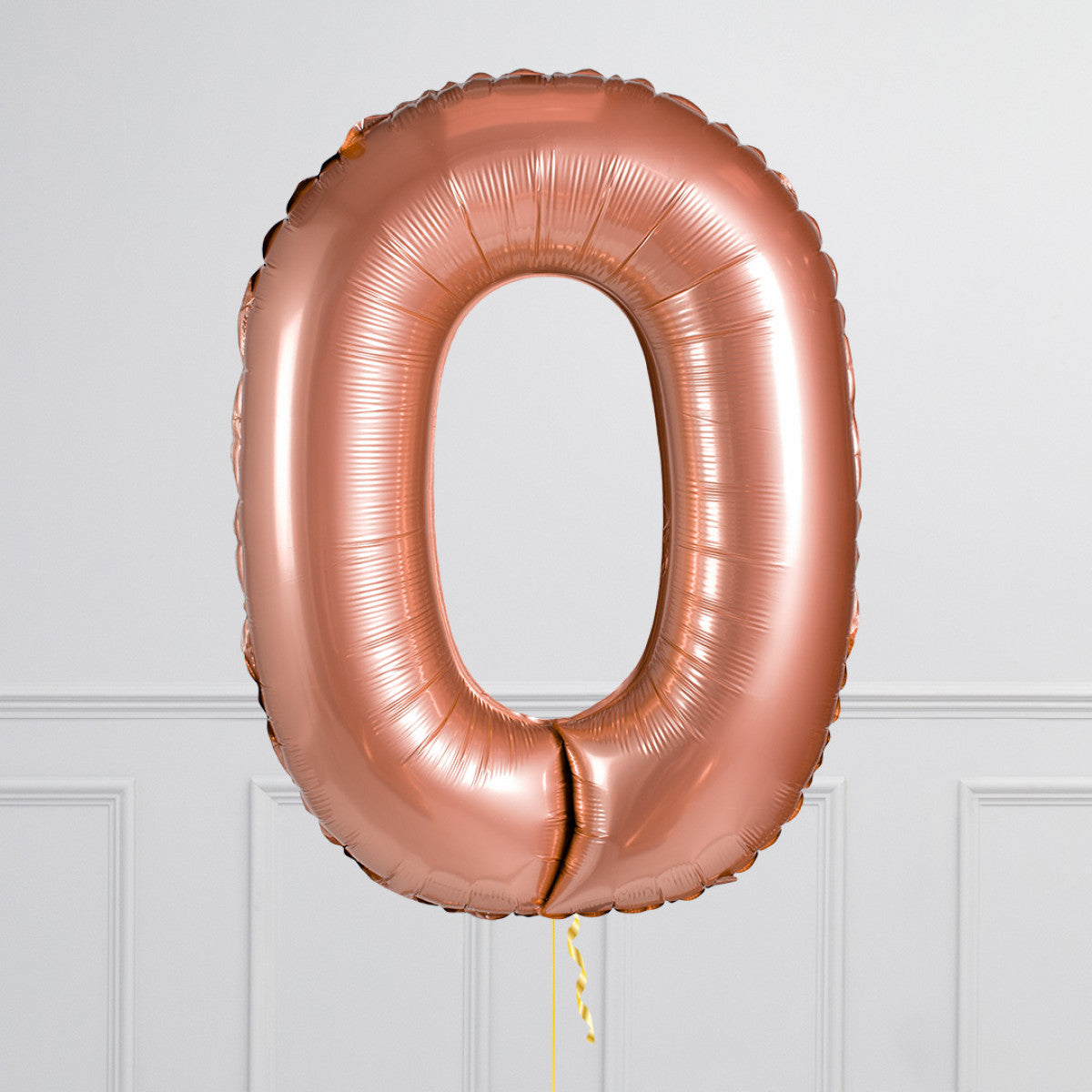 Inflated Rose Gold Letter Balloons 40 inches (minimum 4)