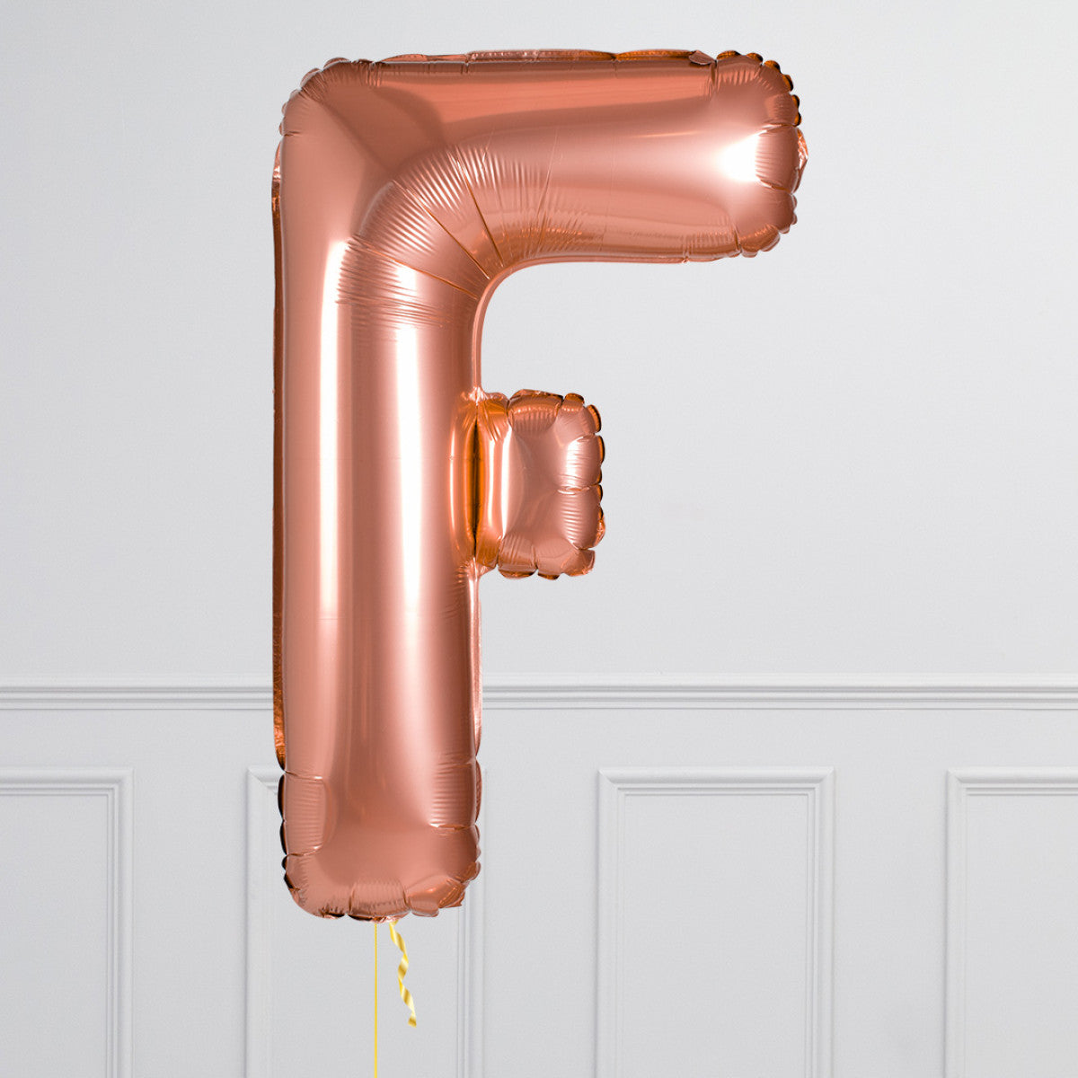 Inflated Rose Gold Letter Balloons 40 inches (minimum 4)