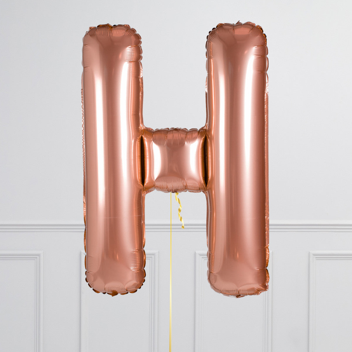 Inflated Rose Gold Letter Balloons 40 inches (minimum 4)
