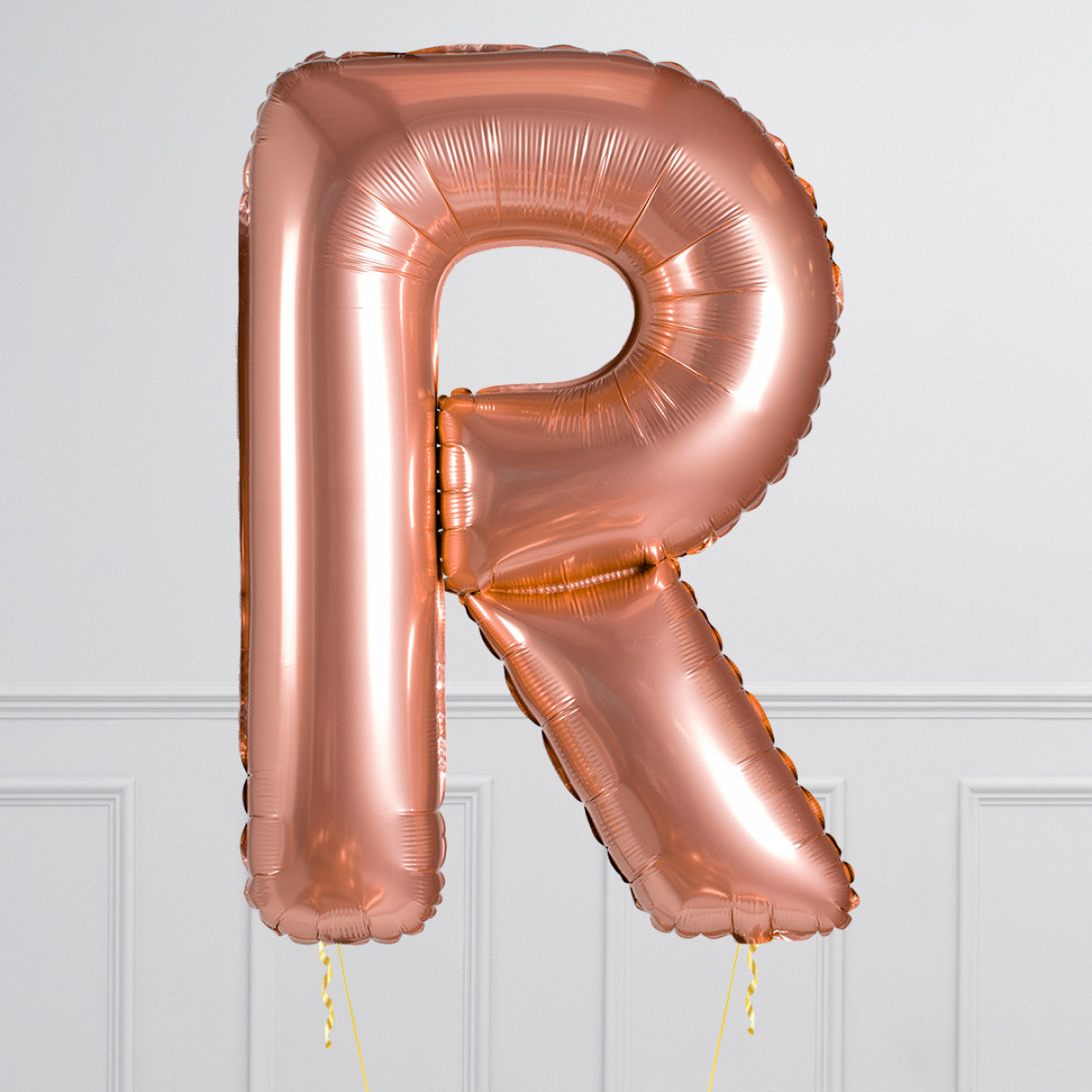 Inflated Rose Gold Letter Balloons 40 inches (minimum 4)